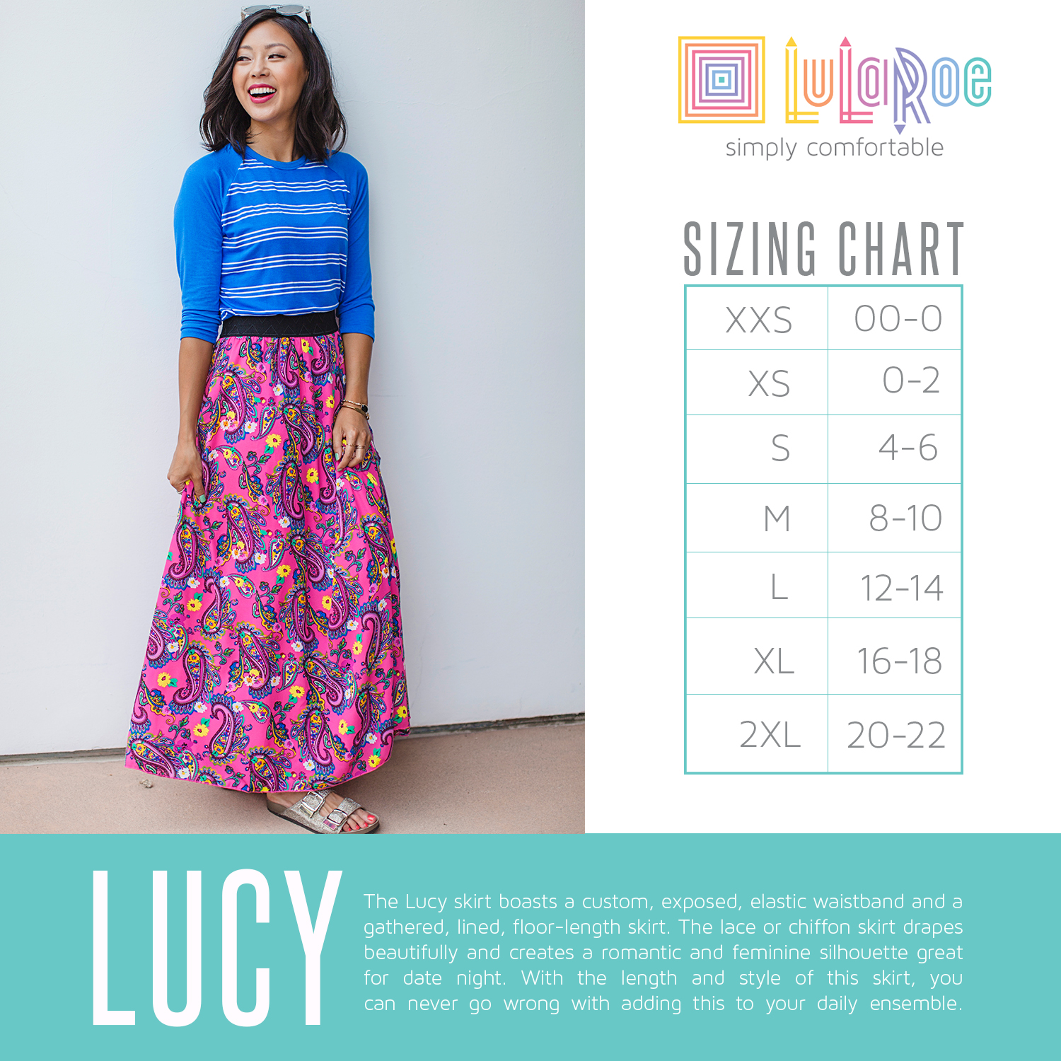 Lularoe Size Chart Lola